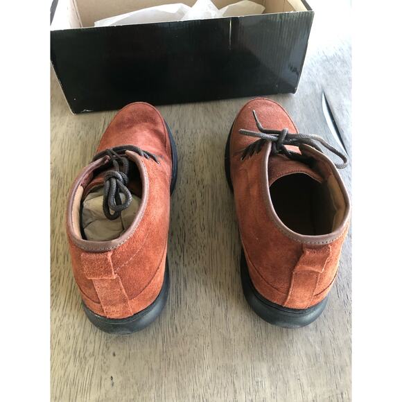 Marc Joseph New York Bridgeport Leather Chukka Sneaker in Rust Suede - 7 - Picture 4 of 7